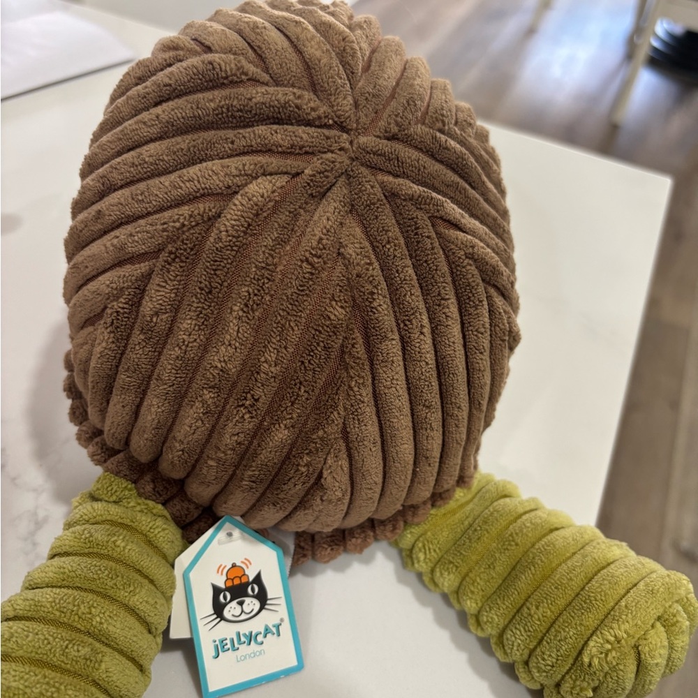 Plush Turtle Toy for Reptiles - Green and Brown - Picture 4 of 4
